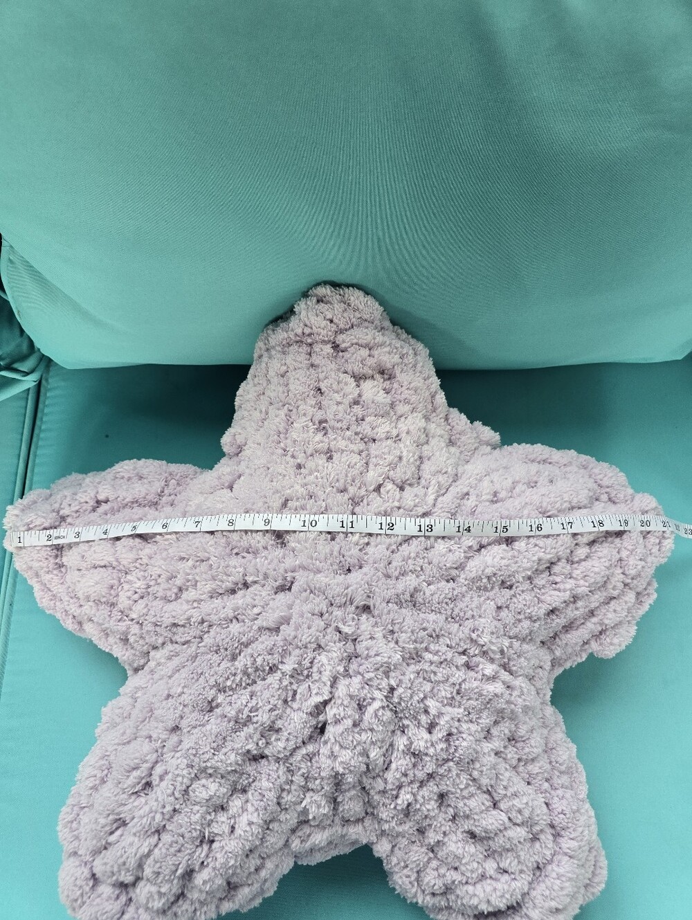 !!HANDMADE!! Plush Starfish Throw Pillow - Choice Of 1 - Picture 4 of 6